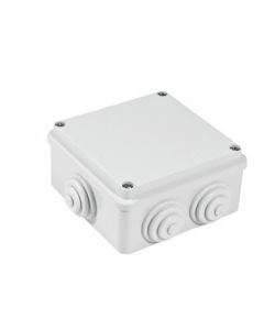 IP RATED PVC JUNCTION BOX WITH GLANDS 85*85*42MM
