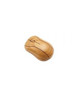 Sengu 2.4GHz Bamboo Wireless Optical Mouse, Healthy, Sweat-Resistant