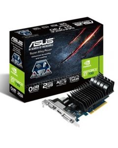 ASUS Nvidia GeForce GT 730, 2GB GDDR5, w/ Low Profile Bracket, Silent