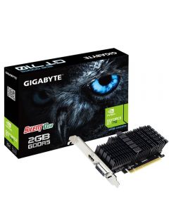 Gigabyte GeForce GT 710, Silent Edition, 2GB GDDR5, with LP Bracket