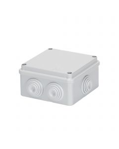 IP RATED PVC JUNCTION BOX WITH GLANDS 113mm*113mm*58mm