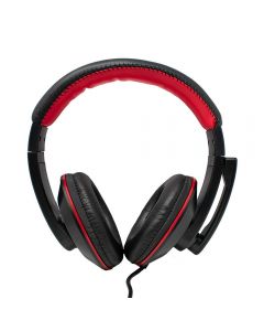 Jedel HU-728 Black/Red USB Digital Over-Ear Gaming Headphones w/ Mic