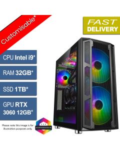 Intel Core i9 12900KF 32GB 1TB RTX 3060 F15M Predator v2.3 Gaming PC