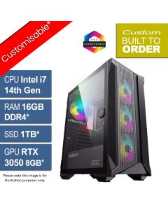 Intel Core i7 14700F, RTX3050, STALLION v2.0 Gaming PC