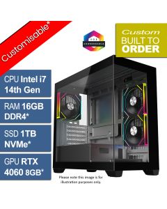 Intel Core i7 14700F, RTX4060, STALLION v2.1 Gaming PC