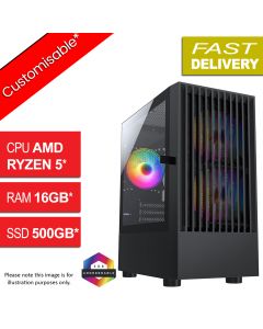 AMD Ryzen 5 4600G, AMD Graphics, Fortnite V2.6 Gaming PC