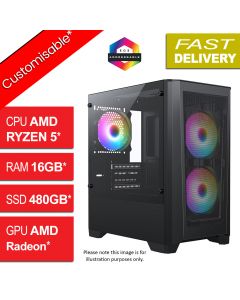 AMD Ryzen 5 4600G, AMD Graphics, Fortnite V2.8 Gaming PC