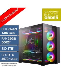 Intel Core i9 14900K RTX 4070 Infinity Vader v1.9 Gaming PC