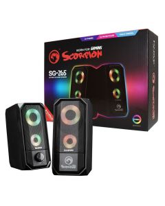 Marvo Scorpion SG-265 2.0 Speakers, 6W, RGB, USB+3.5mm Jack