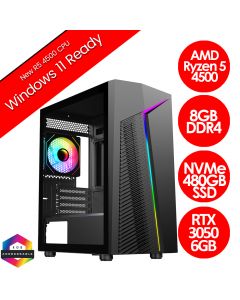 AMD Ryzen 5 4500 RTX3050 Alpha v2.2 RGB Gaming PC