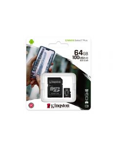 Kingston Micro SDXC 64GB Class10 with SD Adaptor, 100MB/s Read
