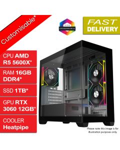 AMD R5 5600X, 16GB, RTX 3060 12GB, Operator Orion v1.8 Gaming PC