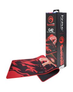 Marvo G42 XL Gaming Red Mouse Surface , 770 x 295 x 3 mm