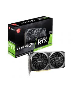 MSI NVIDIA Geforce RTX 3060 VENTUS 2X OC, 12GB GDDR6 Graphics Card