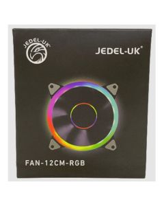 Jedel 120MM RGB COMPUTER CASE FAN (FAN-12CM-RGB)
