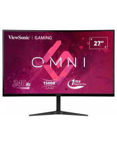 ViewSonic VX2719-PC-MHD 27in 1080p HD Curved Gaming Monitor, 240Hz, 1ms