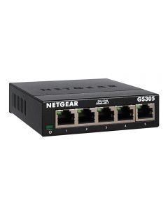 Netgear GS305 5 Port Gigabit Unmanaged Switch - GS305-300UKS