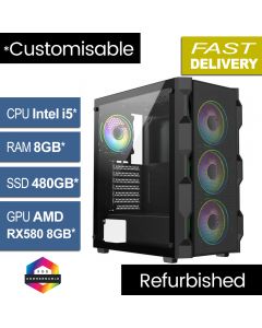 Intel i5 7500 8GB RX580 8GB W10H Neo V1.4 Refurb Gaming PC