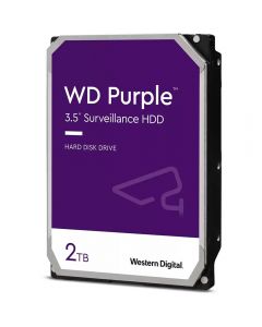 2TB WD Purple, 5400rpm, 64MB, SATA III, 3.5" CCTV/AV HDD