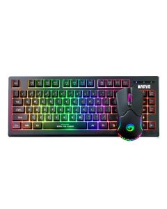 Marvo Scorpion KW516-UK W/less TKL 80% RGB Keyboard & Mouse