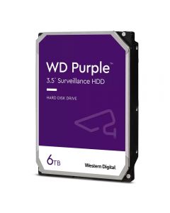6TB, 3.5" HDD, WD Purple, SATA III, 5400rpm, 256MB, CCTV/AV
