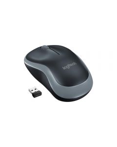 Logitech M185 Ambidextrous Wireless Optical Mouse, Grey, 3 button