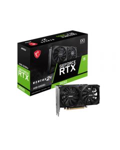 MSI NVIDIA GeForce RTX 3050 VENTUS 2X OC 6GB GDDR6 Graphics Card