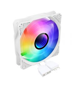 CiT Pro YH120 120mm ARGB White Inner-Ring Infinity Fan