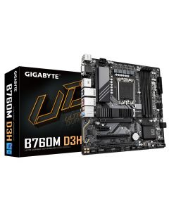 Gigabyte B760M D3H s1700, DDR5, USB-C, mATX Motherboard