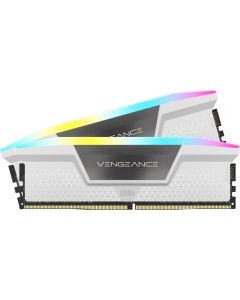 32GB (2x16GB) Corsair DDR5 Vengeance RGB White, 5200MT/s, XMP 3.0