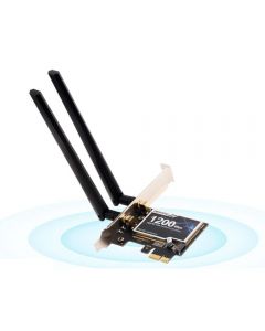 1200Mbps Dual Band 2.4G/5Ghz PCIe Adapter + BT4.0, LP Bracket