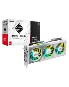 ASRock Radeon RX 9070 XT Steel Legend 16GB GDDR6 Graphics Card