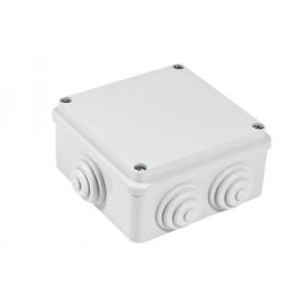 IP RATED PVC JUNCTION BOX WITH GLANDS 85*85*42MM